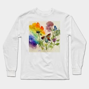 In the cottage gardens III Long Sleeve T-Shirt